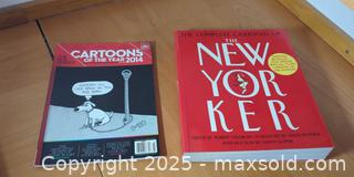 MaxSold Auction: The New Yorker Cartoon Collection – Complete Cartoons + Cartoons of the Year 2014 (2 Books - Toronto (Ontario, Canada) SELLER MANAGED Moving Online Auction - 1/2  Wellesley Street East