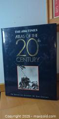 MaxSold Auction: The Times Atlas of the 20th Century – Large Hardcover Reference Book - Toronto (Ontario, Canada) SELLER MANAGED Moving Online Auction - 1/2  Wellesley Street East