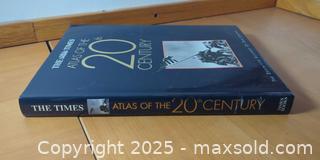 MaxSold Auction: The Times Atlas of the 20th Century – Large Hardcover Reference Book - Toronto (Ontario, Canada) SELLER MANAGED Moving Online Auction - 1/2  Wellesley Street East
