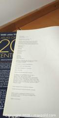 MaxSold Auction: The Times Atlas of the 20th Century – Large Hardcover Reference Book - Toronto (Ontario, Canada) SELLER MANAGED Moving Online Auction - 1/2  Wellesley Street East