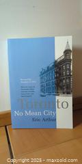 MaxSold Auction: Toronto: No Mean City by Eric Arthur – Revised Edition (Architecture & Urban History) - Toronto (Ontario, Canada) SELLER MANAGED Moving Online Auction - 1/2  Wellesley Street East