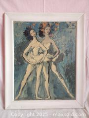 MaxSold Auction: “Two Ballerinas” – Attributed to Marcel Vertès (1895–1961) - Toronto (Ontario, Canada) SELLER MANAGED Moving Online Auction - 1/2  Wellesley Street East