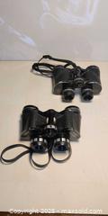 MaxSold Auction: Two Vintage Tasco Binoculars – 7×35 Wide Angle & Model No. 318, Fully Coated  - Toronto (Ontario, Canada) SELLER MANAGED Moving Online Auction - 1/2  Wellesley Street East