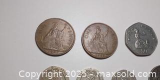 MaxSold Auction: UK Coins – Pre-Decimal Pennies (1962 & 1963), 50 Pence, 20 Pence, 10 Pence, One Pound & Mo - Toronto (Ontario, Canada) SELLER MANAGED Moving Online Auction - 1/2  Wellesley Street East