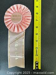 MaxSold Auction: Vintage Baby Linens Lot – Embroidered Goose & Bunny Pieces, Bib, Blanket & Ribbon - Toronto (Ontario, Canada) SELLER MANAGED Moving Online Auction - 1/2  Wellesley Street East