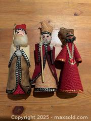 MaxSold Auction: Vintage Burlap Nativity Wise Men (Three Kings) Figurines – Set of 3, Made in Japan  - Toronto (Ontario, Canada) SELLER MANAGED Moving Online Auction - 1/2  Wellesley Street East