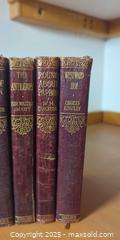 MaxSold Auction: Vintage Collins Leather-Bound Classics – Dumas, Poe, Scott, Thackeray & Kingsley (6 Vols) - Toronto (Ontario, Canada) SELLER MANAGED Moving Online Auction - 1/2  Wellesley Street East