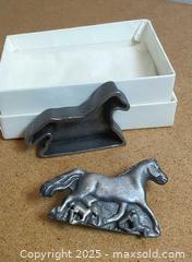 MaxSold Auction: Vintage Convertible Horse Brooch with Hidden Earrings – Self-Contained Figural Jewelry Set - Toronto (Ontario, Canada) SELLER MANAGED Moving Online Auction - 1/2  Wellesley Street East