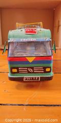 MaxSold Auction: Vintage Hand-Painted Tin “Taxi-Brousse” Bus – Madagascar Folk Art - Toronto (Ontario, Canada) SELLER MANAGED Moving Online Auction - 1/2  Wellesley Street East