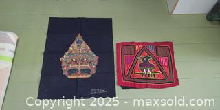 MaxSold Auction: Vintage Hand-Stitched Mola Textile & Indonesian Batik Tulis Fabric Panels - Toronto (Ontario, Canada) SELLER MANAGED Moving Online Auction - 1/2  Wellesley Street East