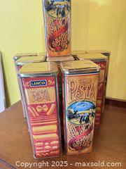 MaxSold Auction: Vintage Lancia Pasta Storage Tins – Italian Kitchen Canisters (Set of 10)  - Toronto (Ontario, Canada) SELLER MANAGED Moving Online Auction - 1/2  Wellesley Street East