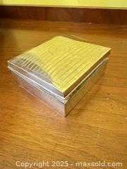 MaxSold Auction: Vintage Sterling Silver Hinged Box with Wood Interior - Toronto (Ontario, Canada) SELLER MANAGED Moving Online Auction - 1/2  Wellesley Street East