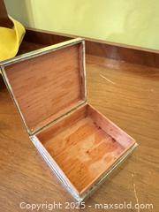 MaxSold Auction: Vintage Sterling Silver Hinged Box with Wood Interior - Toronto (Ontario, Canada) SELLER MANAGED Moving Online Auction - 1/2  Wellesley Street East