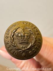 MaxSold Auction: Vintage Swagger Stick with Upper Canada College Button Knop - Toronto (Ontario, Canada) SELLER MANAGED Moving Online Auction - 1/2  Wellesley Street East