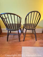 MaxSold Auction: Vintage Windsor Chairs – Bow-Back Side Chair & Armchair (Pair)  - Toronto (Ontario, Canada) SELLER MANAGED Moving Online Auction - 1/2  Wellesley Street East
