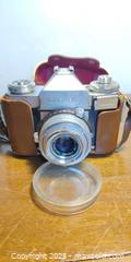 MaxSold Auction: Zeiss Ikon Contaflex 35mm Film Camera with Carl Zeiss Tessar Lens & Leather Case (Germany) - Toronto (Ontario, Canada) SELLER MANAGED Moving Online Auction - 1/2  Wellesley Street East
