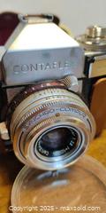 MaxSold Auction: Zeiss Ikon Contaflex 35mm Film Camera with Carl Zeiss Tessar Lens & Leather Case (Germany) - Toronto (Ontario, Canada) SELLER MANAGED Moving Online Auction - 1/2  Wellesley Street East