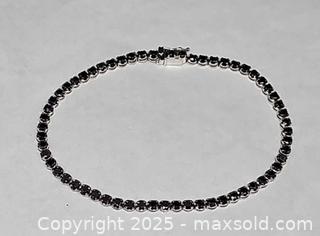 MaxSold Auction: 10k White Gold Black Diamond tennis bracelet  - Hatboro (Pennsylvania, USA) PARTNER MANAGED Estate Sale Online Auction -  Jacksonville Road