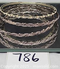 MaxSold Auction: 4 Sterling silver bangle bracelets  - Hatboro (Pennsylvania, USA) PARTNER MANAGED Estate Sale Online Auction -  Jacksonville Road