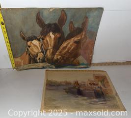 MaxSold Auction: Antique watercolor on paper - Hatboro (Pennsylvania, USA) PARTNER MANAGED Estate Sale Online Auction -  Jacksonville Road