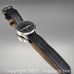 MaxSold Auction: Armani Exchange AX Quartz Stainless Steel Black Leather Watch - Hatboro (Pennsylvania, USA) PARTNER MANAGED Estate Sale Online Auction -  Jacksonville Road