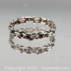 MaxSold Auction: Braided Rope Silver-Tone Ring, US 6 - Hatboro (Pennsylvania, USA) PARTNER MANAGED Estate Sale Online Auction -  Jacksonville Road