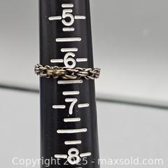 MaxSold Auction: Braided Rope Silver-Tone Ring, US 6 - Hatboro (Pennsylvania, USA) PARTNER MANAGED Estate Sale Online Auction -  Jacksonville Road