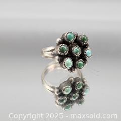 MaxSold Auction: Cluster-Style Ring, Likely Sterling Silver, Size 7.5 - Hatboro (Pennsylvania, USA) PARTNER MANAGED Estate Sale Online Auction -  Jacksonville Road