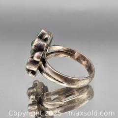 MaxSold Auction: Cluster-Style Ring, Likely Sterling Silver, Size 7.5 - Hatboro (Pennsylvania, USA) PARTNER MANAGED Estate Sale Online Auction -  Jacksonville Road