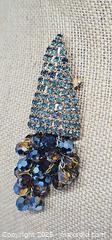MaxSold Auction: Exquisite Ice Blue Rhinestone and AB Bead brooch - Hatboro (Pennsylvania, USA) PARTNER MANAGED Estate Sale Online Auction -  Jacksonville Road