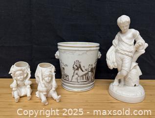 MaxSold Auction: French porcelain coffee can &#38; porcelain bisque figurines - Hatboro (Pennsylvania, USA) PARTNER MANAGED Estate Sale Online Auction -  Jacksonville Road