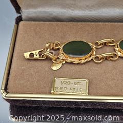 MaxSold Auction: Gold-Filled Linked Round Panel Bracelet 7.0 in - Hatboro (Pennsylvania, USA) PARTNER MANAGED Estate Sale Online Auction -  Jacksonville Road