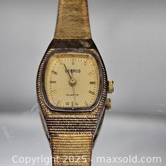 MaxSold Auction: Lenrus Gold-Tone Tonneau Quartz Watch, Mesh Bracelet - Hatboro (Pennsylvania, USA) PARTNER MANAGED Estate Sale Online Auction -  Jacksonville Road