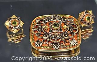 MaxSold Auction: Michal Golan Enamel Rhinestone jewelry lot - Hatboro (Pennsylvania, USA) PARTNER MANAGED Estate Sale Online Auction -  Jacksonville Road