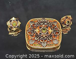 MaxSold Auction: Michal Golan Enamel Rhinestone jewelry lot - Hatboro (Pennsylvania, USA) PARTNER MANAGED Estate Sale Online Auction -  Jacksonville Road