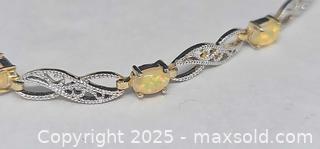 MaxSold Auction: Opal, sterling silver bracelet  - Hatboro (Pennsylvania, USA) PARTNER MANAGED Estate Sale Online Auction -  Jacksonville Road