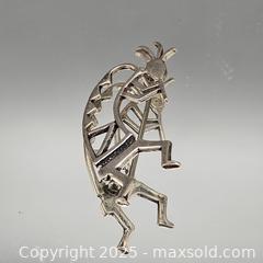 MaxSold Auction: Silver-Tone Kokopelli Flute Player Brooch / Pin - Hatboro (Pennsylvania, USA) PARTNER MANAGED Estate Sale Online Auction -  Jacksonville Road