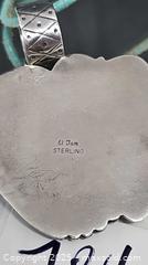 MaxSold Auction: Statement Navajo Turquoise Sterling heart pendant signed El Tom - Hatboro (Pennsylvania, USA) PARTNER MANAGED Estate Sale Online Auction -  Jacksonville Road