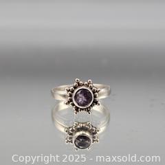 MaxSold Auction: Sterling Silver 925 Amethyst Bezel Ring, Size 4.5 - Hatboro (Pennsylvania, USA) PARTNER MANAGED Estate Sale Online Auction -  Jacksonville Road
