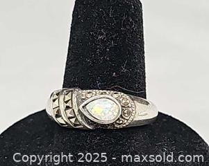 MaxSold Auction: Sterling Silver 925 Marcasite Opal ring - Hatboro (Pennsylvania, USA) PARTNER MANAGED Estate Sale Online Auction -  Jacksonville Road