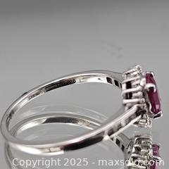 MaxSold Auction: Sterling Silver 925 Ring with Oval Pinkish-Red Ruby - Hatboro (Pennsylvania, USA) PARTNER MANAGED Estate Sale Online Auction -  Jacksonville Road