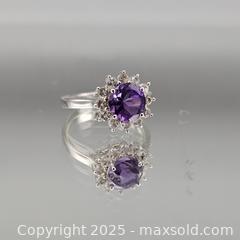 MaxSold Auction: Sterling Silver 925 Ring with Round Faceted Amethyst - Hatboro (Pennsylvania, USA) PARTNER MANAGED Estate Sale Online Auction -  Jacksonville Road