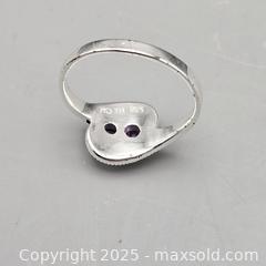 MaxSold Auction: Sterling Silver (appears) Ring with Purple Gemstone, Size 7.5 - Hatboro (Pennsylvania, USA) PARTNER MANAGED Estate Sale Online Auction -  Jacksonville Road