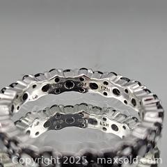 MaxSold Auction: Sterling Silver Full Circle Eternity Band Size 8 - Hatboro (Pennsylvania, USA) PARTNER MANAGED Estate Sale Online Auction -  Jacksonville Road