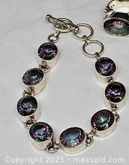MaxSold Auction: Sterling Silver Mystic Topaz jewelry set - Hatboro (Pennsylvania, USA) PARTNER MANAGED Estate Sale Online Auction -  Jacksonville Road