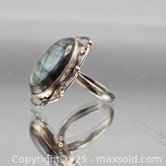 MaxSold Auction: Sterling Silver Ring with Labradorite Oval Cabochon, Size 7 - Hatboro (Pennsylvania, USA) PARTNER MANAGED Estate Sale Online Auction -  Jacksonville Road