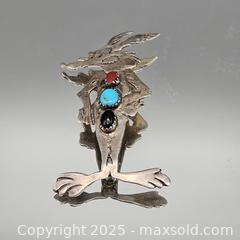 MaxSold Auction: Sterling Silver Stylized Animal Character Brooch/Pin, Medium - Hatboro (Pennsylvania, USA) PARTNER MANAGED Estate Sale Online Auction -  Jacksonville Road