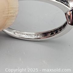 MaxSold Auction: Sterling Silver Women&#39;s Gemstone Halo Pear Ring Size 9 - Hatboro (Pennsylvania, USA) PARTNER MANAGED Estate Sale Online Auction -  Jacksonville Road