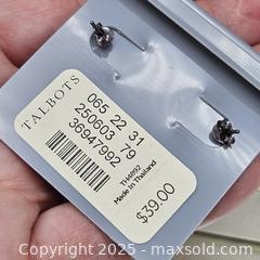 MaxSold Auction: Talbots Dark Purple Iridescent Faux Pearl Stud Earrings - Hatboro (Pennsylvania, USA) PARTNER MANAGED Estate Sale Online Auction -  Jacksonville Road