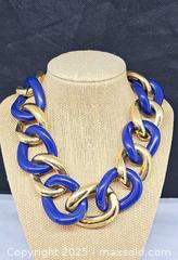 MaxSold Auction: Vintage Givenchy signed Gold and Blue Modernist Jewelry Set - Hatboro (Pennsylvania, USA) PARTNER MANAGED Estate Sale Online Auction -  Jacksonville Road
